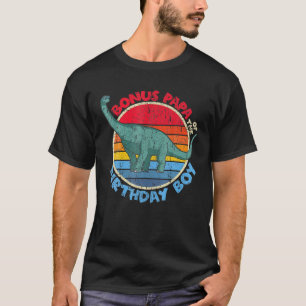 T-shirt Enfant Anniversaire I Bonus Papa I Brachiosaurus I
