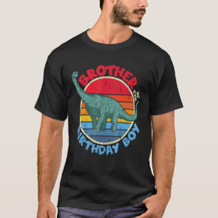 T-shirt Enfant Anniversaire I Frère I Brachiosaurus I Fami