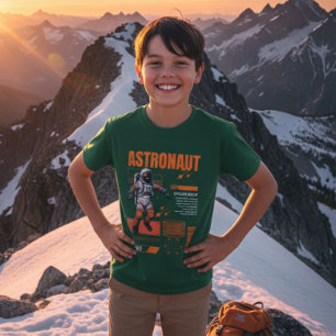 T-Shirt Enfant Astronaute Explorateur de l'Espace
