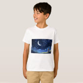T-shirt enfant avec bonne impression de nuit (Devant entier)