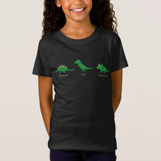 T-shirt enfant avec dinosaures (Devant)