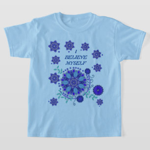T-shirt enfant avec fleurs créatives