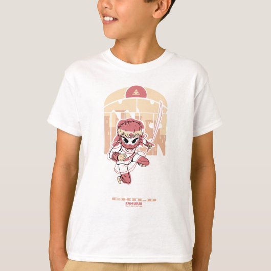 T-shirt Enfant Avec Vêtements De Guerrier (Devant)