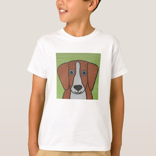 T-shirt enfant Beagle mignon (Devant)