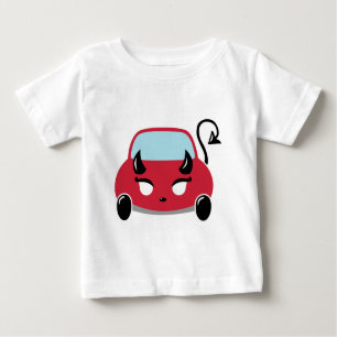 T-shirt enfant bébé de voiture diable Kawaii