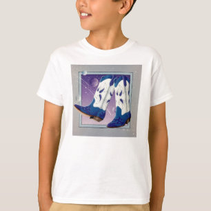 T-shirt enfant - Bottes de cow-boy à glissière éle