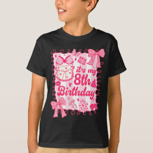 T-shirt Enfant c'est mon 8ème anniversaire Coquette Esthét