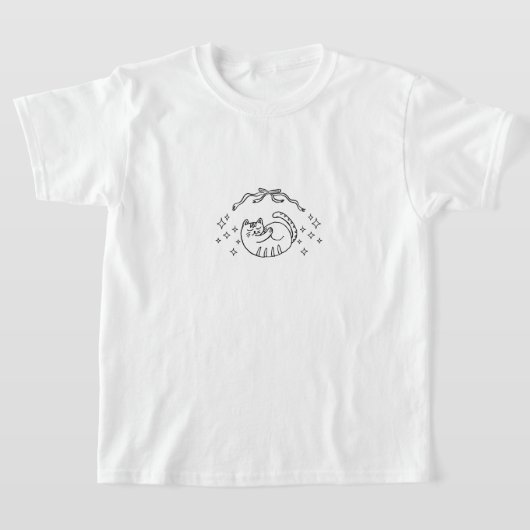 T-shirt Enfant Chat Adorable (Poser)
