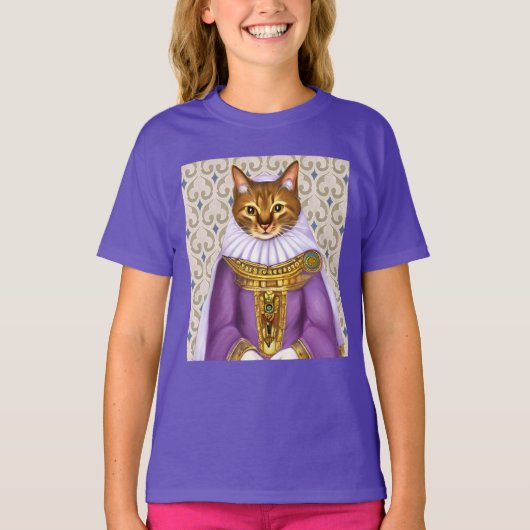 T-shirt enfant Chatte médiévale (Devant)