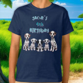 T-shirt Enfant Chien dalmate fête d'anniversaire