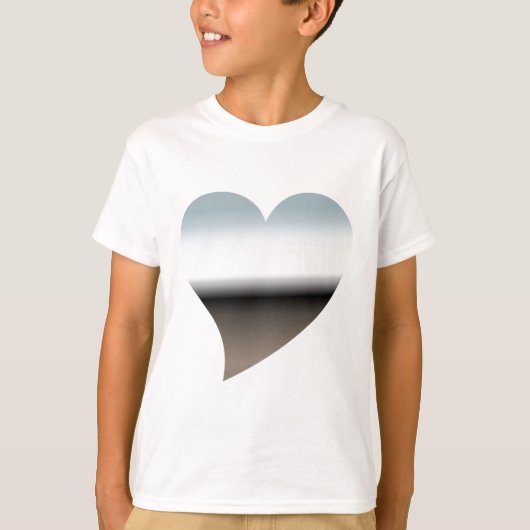 T-shirt enfant Chrome Coeur moderne (Devant)