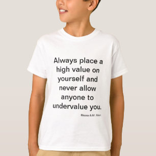T-Shirt Enfant Citations Inspirantes
