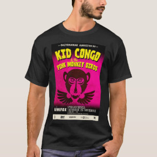 T-shirt Enfant Congo amp les oiseaux singes roses
