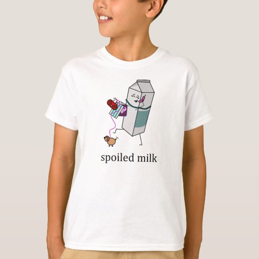 T-shirt Enfant corrompu de lait (Devant)