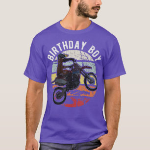 T-shirt Enfant d'anniversaire Dirt vélo Moto et motocross
