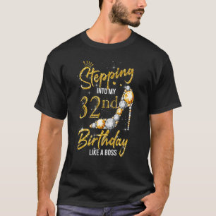 T-shirt Enfant De 32 Ans Entrant En Mon 32E Anniversaire C