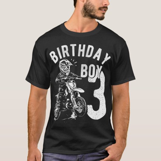 T-shirt Enfant de 3 ans - Enfant d'anniversaire - Vélo de  (Devant)