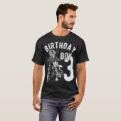 T-shirt Enfant de 3 ans - Enfant d'anniversaire - Vélo de  (Devant entier)