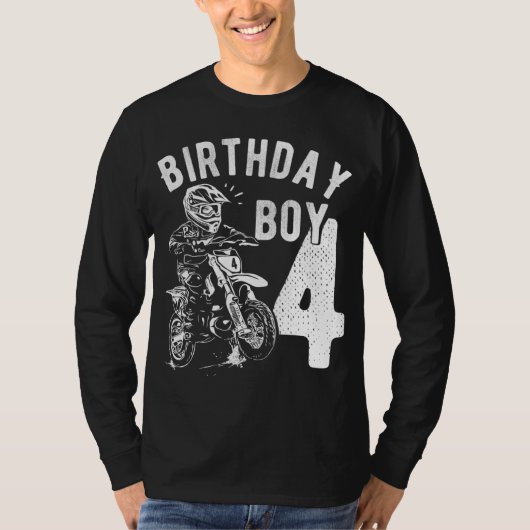 T-shirt Enfant de 4 ans - Enfant d'anniversaire - Vélo de (Devant)