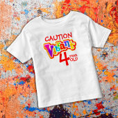 T-shirt enfant de 4 ans très dynamique