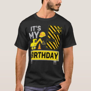 T-shirt Enfant de 5 ans C'est mon 5e anniversaire de const