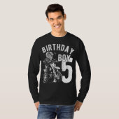 T-shirt Enfant de 5 ans - Enfant d'anniversaire - Vélo de  (Devant entier)