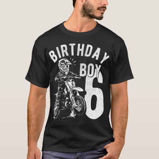 T-shirt Enfant de 6 ans - Enfant d'anniversaire - Vélo de  (Devant)
