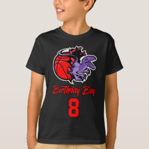 T-shirt Enfant De 8 Ans Pour Bysketbyll Et Dinosa