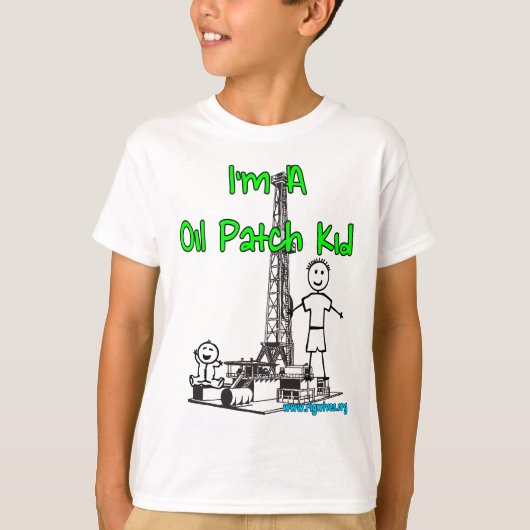 T-shirt Enfant de correction d'huile (Devant)