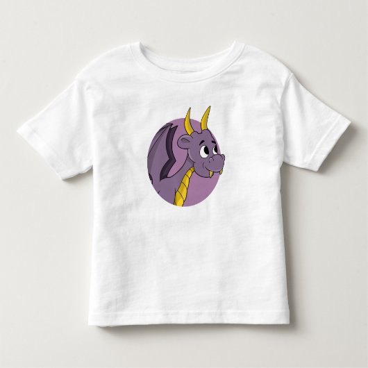 T-shirt enfant de dragon violet (Devant)