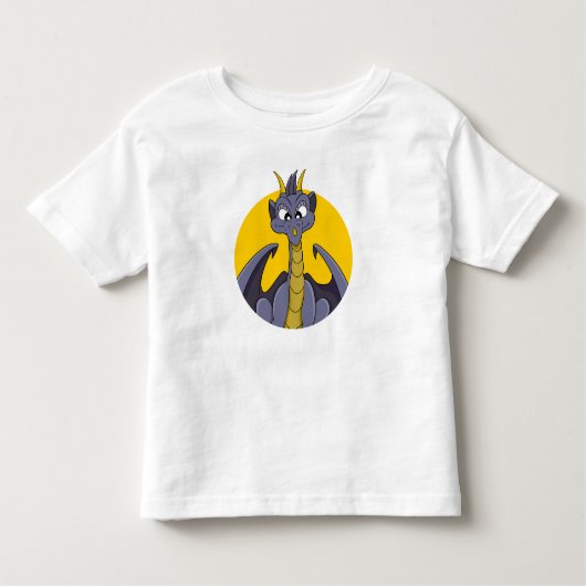 T-shirt enfant de dragon violet (Devant)
