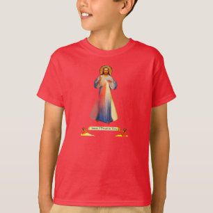 T-shirt enfant de la miséricorde divine de Jésus
