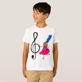 T-shirt Enfant de musique (Devant entier)