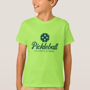 T-shirt enfant de sport de pickleball cool pour ga