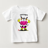 T-shirt enfant de vache drôle personnalisable (Devant)