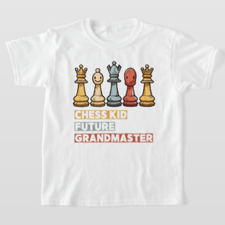 T-shirt Enfant d'échecs Futur Grand Maître : Cadeau pour j