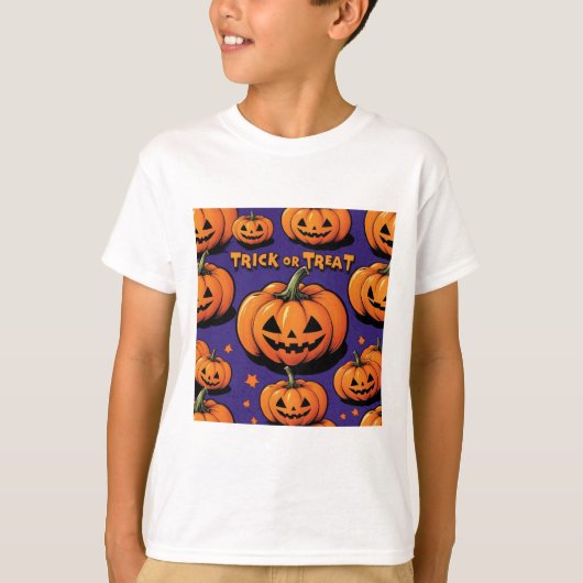 T-shirt enfant d'Halloween (Devant)