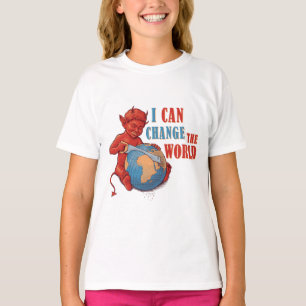 T-shirt Enfant Diable Mignon Dessin Animé – Conception d'H