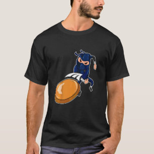 T-shirt Enfant Disc Golf Ninja Ultimate Frisbee Golfeur Ga