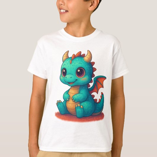 T-shirt enfant dragon bébé (Devant)