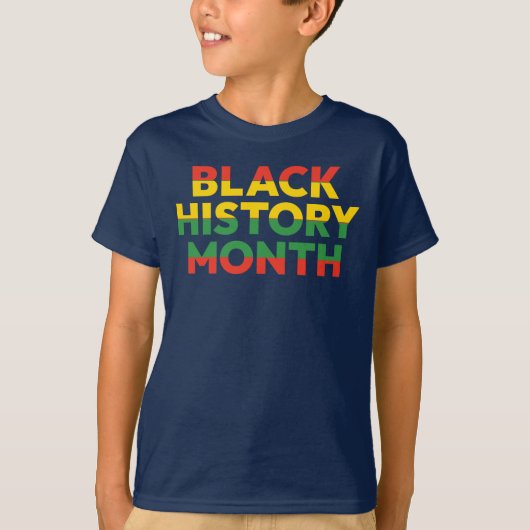 T-shirt enfant du Mois de l'histoire noire (Devant)