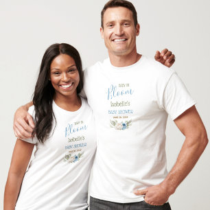 T-shirt Enfant En Fleur Garçon Baby shower Parents