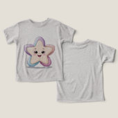 T-shirt enfant étoile souriante (Design Recto & Verso)
