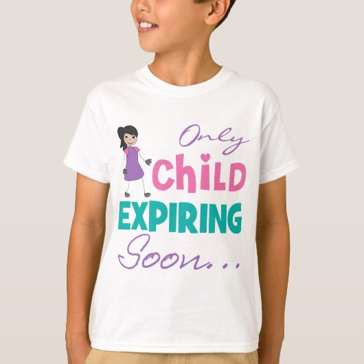 T-shirt Enfant Expirant Bientôt (Devant)
