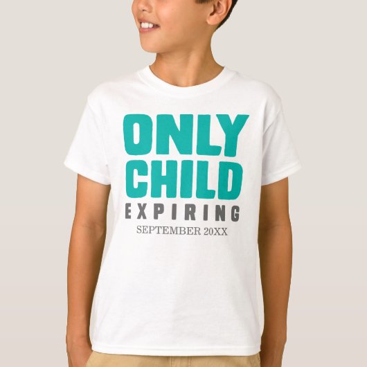 T-shirt Enfant Expirant [Votre Date Ici] (Devant)