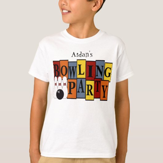 T-shirt Enfant fait sur commande de fête d'anniversaire de (Devant)