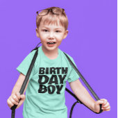 T-SHIRT ENFANT GARÇON D'ANNIVERSAIRE mignon TOUT-P