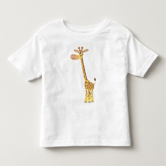 T-shirt enfant girafe de dessin animé (Devant)