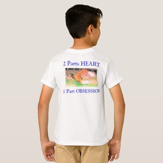 T-shirt enfant H2O natation (Dos entier)