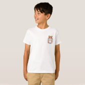 T-shirt Enfant Hamster Joufflu dans un Pot (Devant entier)